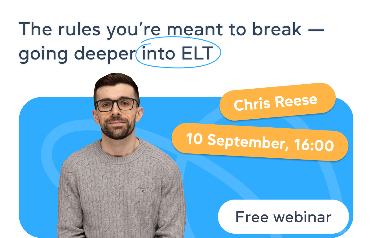 The rules you’re meant to break — going deeper into ELT. Chris Reese.